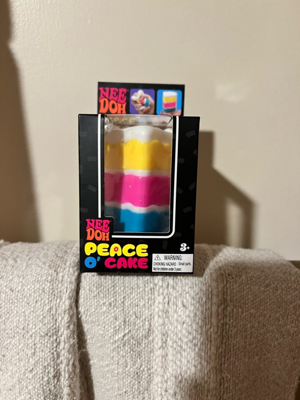 Viral NeeDoh Peace O' Cake squishy